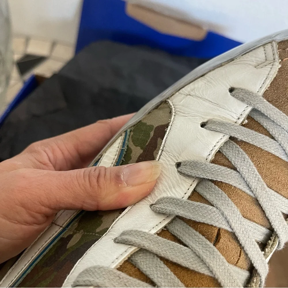 GOLDEN GOOSE
Men's Superstar Camo Mid-Top Sneakers - Picture 8 of 14